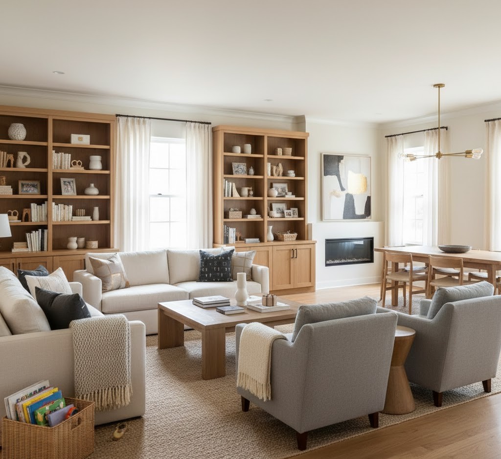 Family home interior design